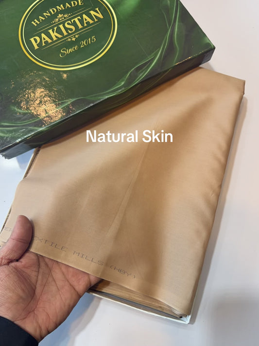 Gents Cotton Suit | Plain Supreme Cotton Burewala Suit | Natural Skin