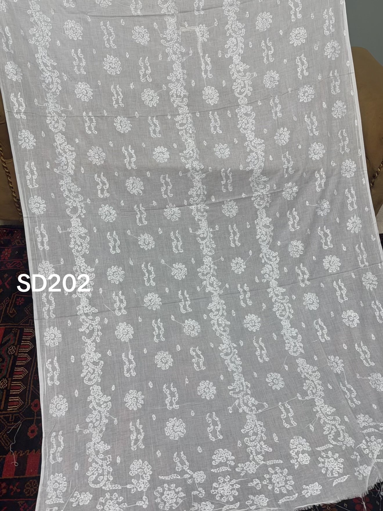 Shadow Work Beautiful Handmade Dupatta Shawl Perfect Gift | SD202