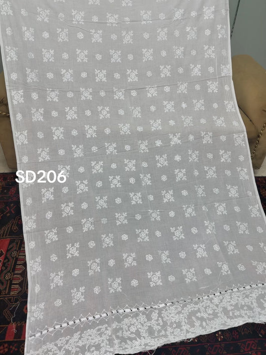 Shadow Work Beautiful Handmade Dupatta Shawl Perfect Gift | SD206