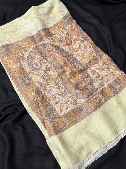 Self Toosh Kani Palla Shawl Made in Kashmir | Perfect Gift For Winters