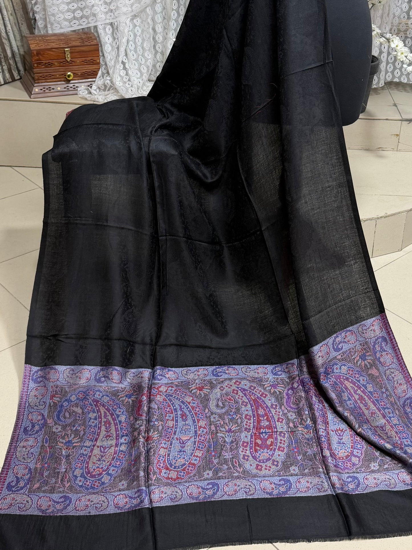 Self Toosh Kani Palla Shawl Made in Kashmir | Perfect Gift For Winters