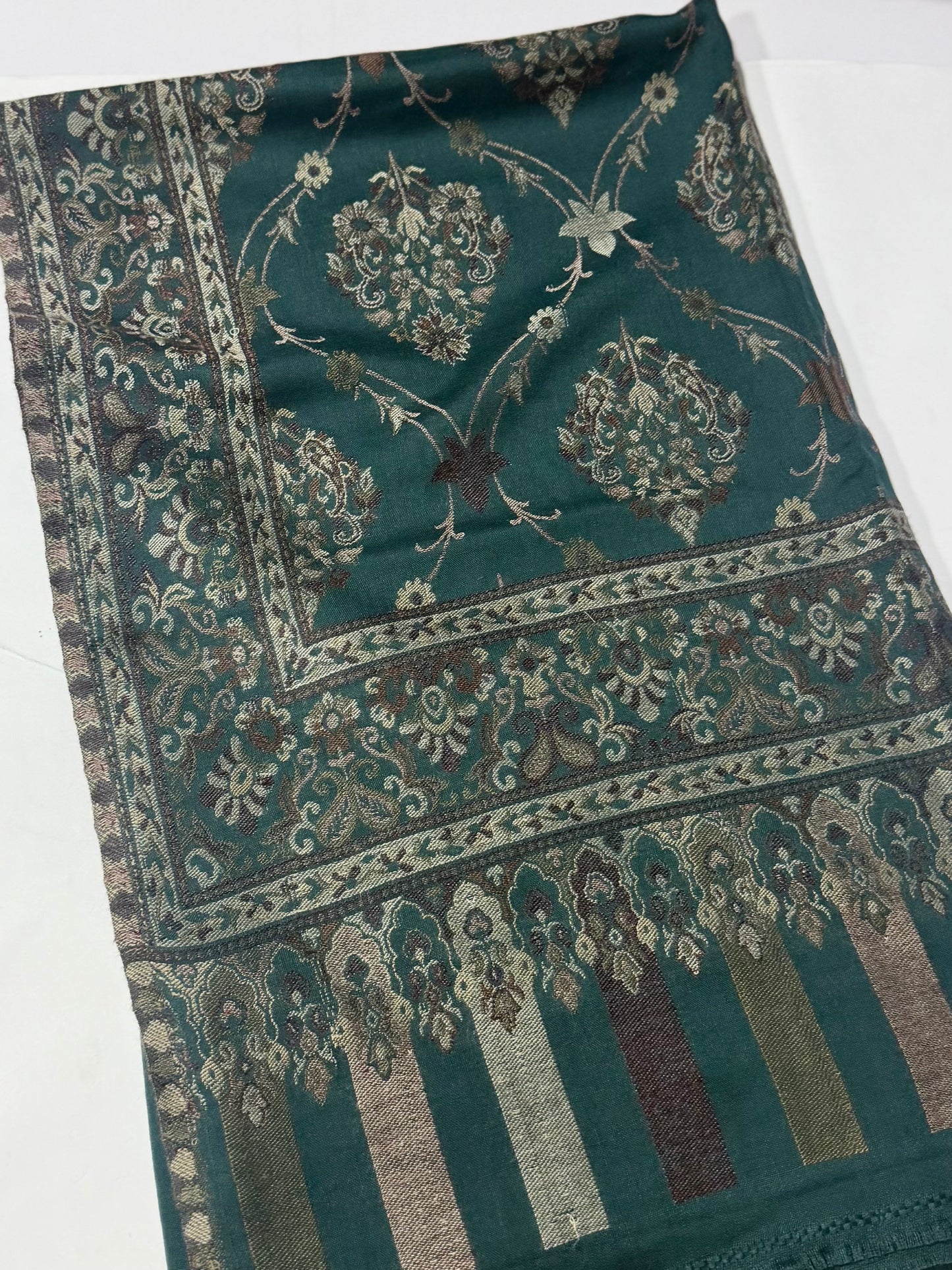 Pashmina Wool Multi Kani Shawl in Full Size | Multi Kani Work | ZInc