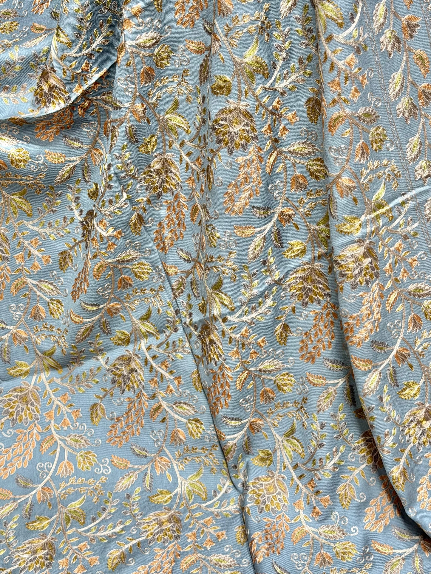 Kashmiri Jaal Shawl | Full Embroidered Shawl Resham Work Aar Embroidery