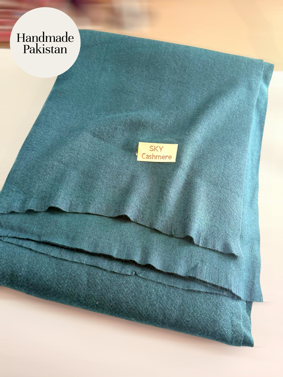 Sky Cashmere Plain Pashmina Shawl Perfect Soft Material for Winter | Zinc
