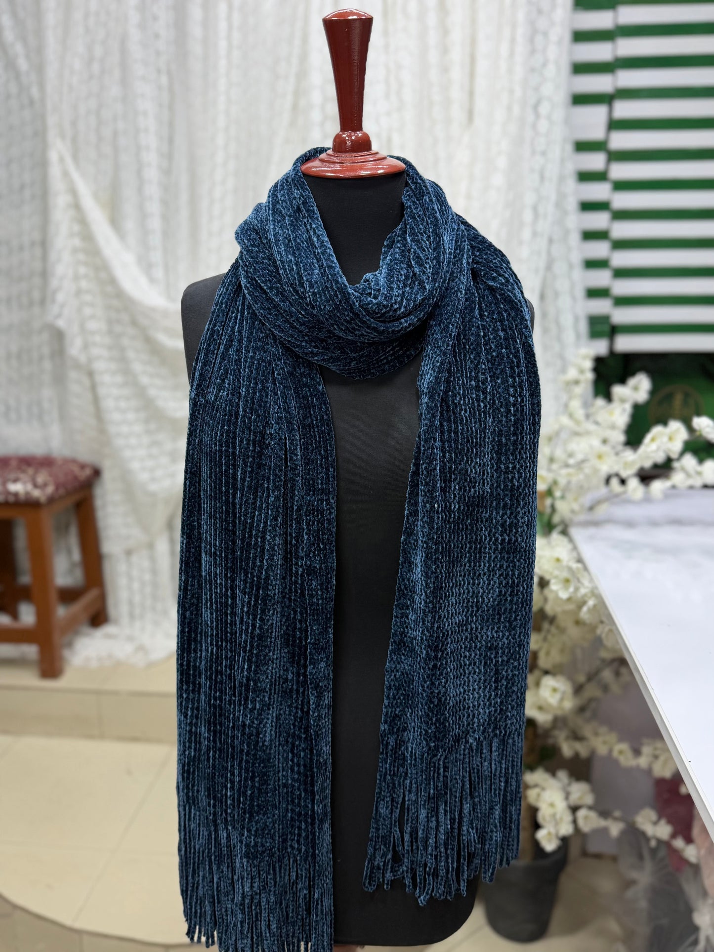 Plain Stole | Velvet Wool Plain Stole New Arrival Sale Price and Perfect Gift For Winters | Zinc