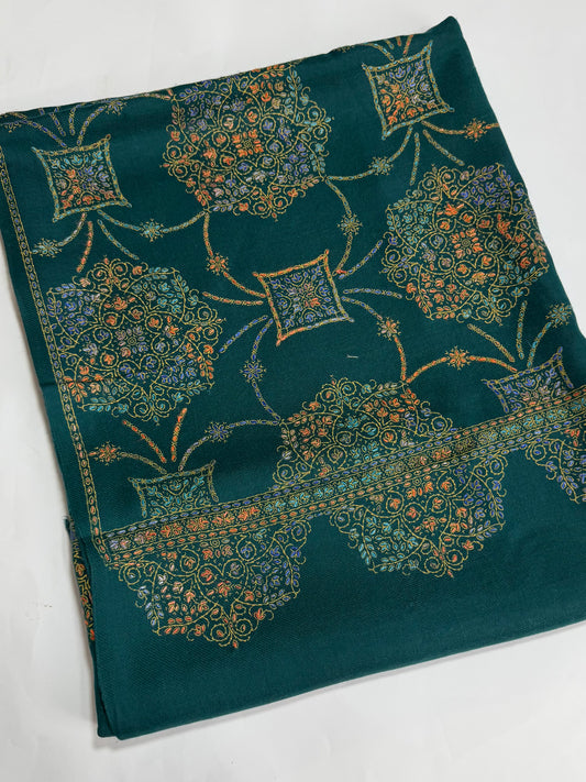 Pashmina Shawl Jaal | Hand Embroidery and Print Beautiful Shawl in Sale | Zinc