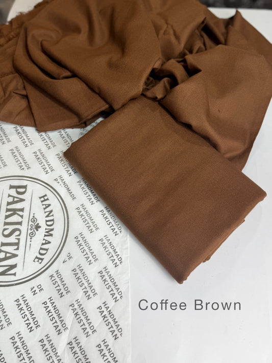 Plain Marina Suit | Coffee Brown
