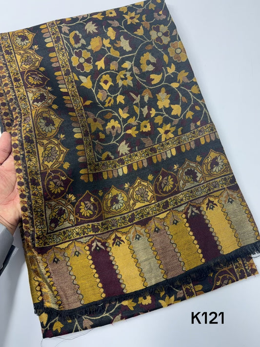 Pashmina Wool Kani Shawl in Full Size Multi Color | K121