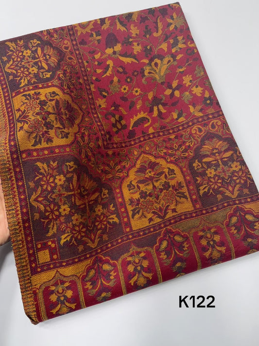 Pashmina Wool Kani Shawl in Full Size Multi Color | K122
