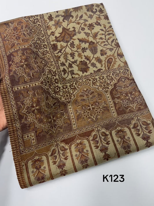 Pashmina Wool Kani Shawl in Full Size Multi Color | K123