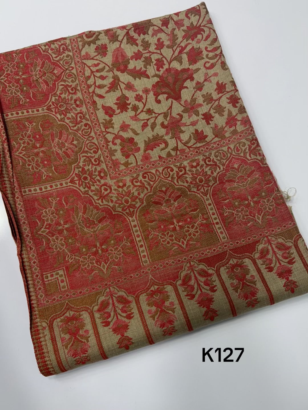 Pashmina Wool Kani Shawl in Full Size Multi Color | K127
