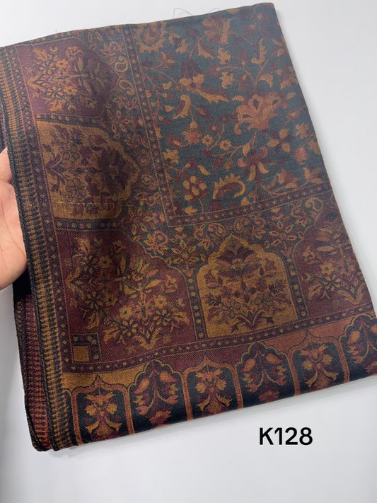 Pashmina Wool Kani Shawl in Full Size Multi Color | K128