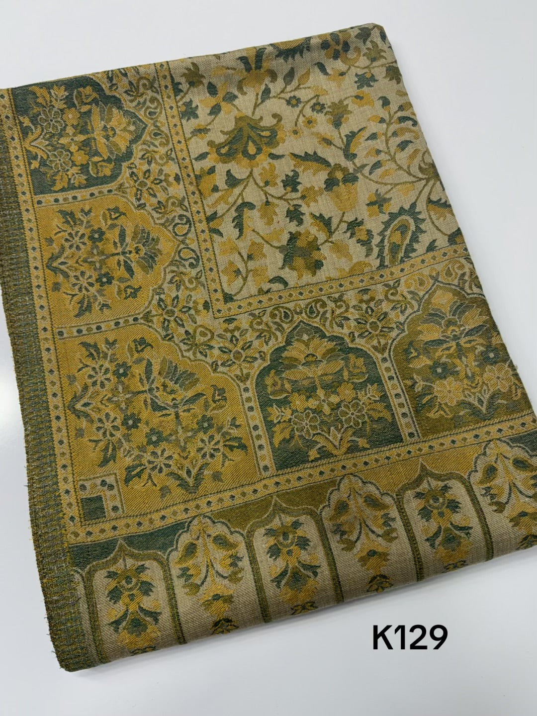 Pashmina Wool Kani Shawl in Full Size Multi Color | K129
