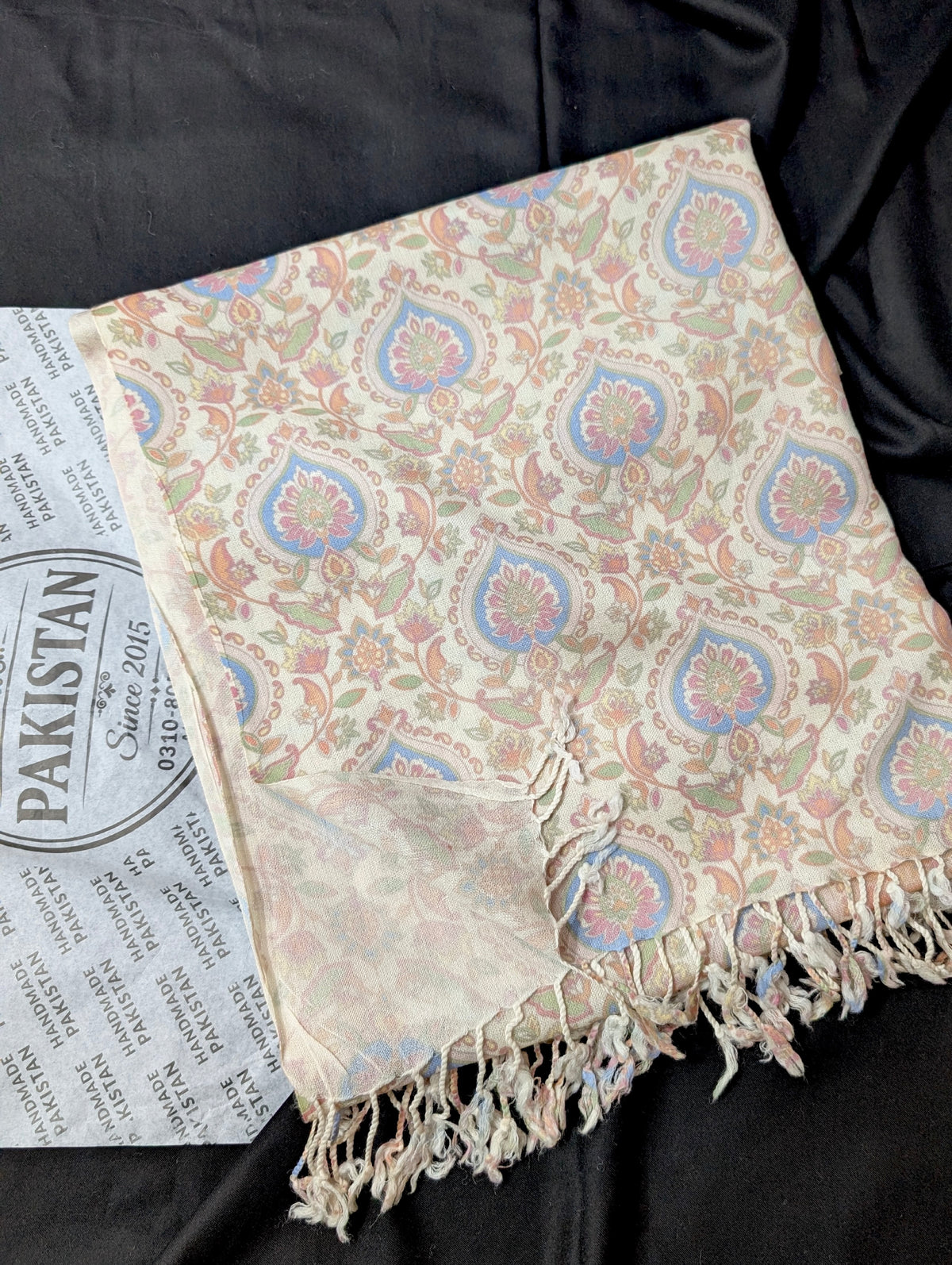 Printed Wool Pashmina Shawl | Soft and Fine Shawl Very Lightweight