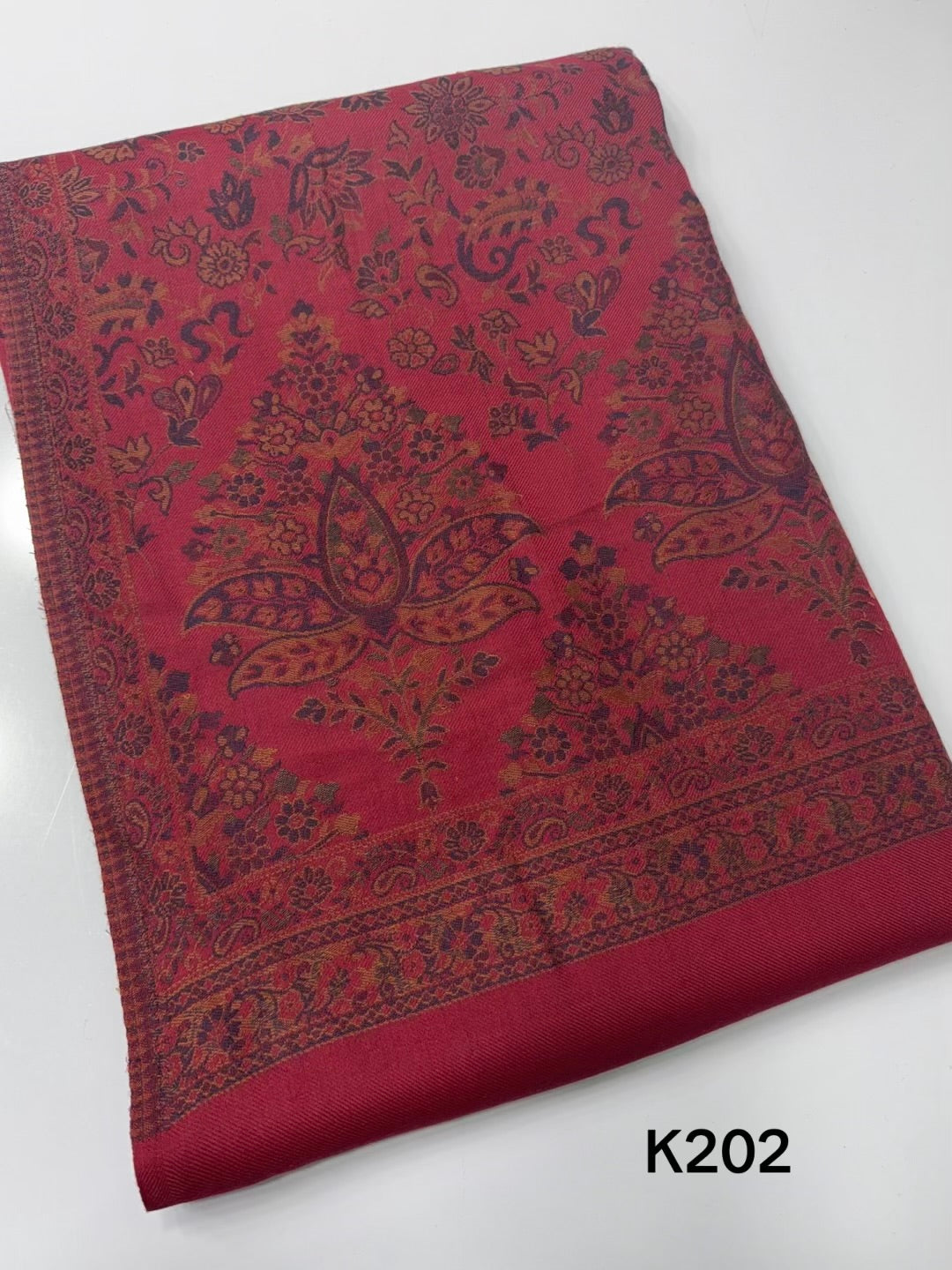Pashmina Wool Kani Shawl in Full Size Multi Color | K202