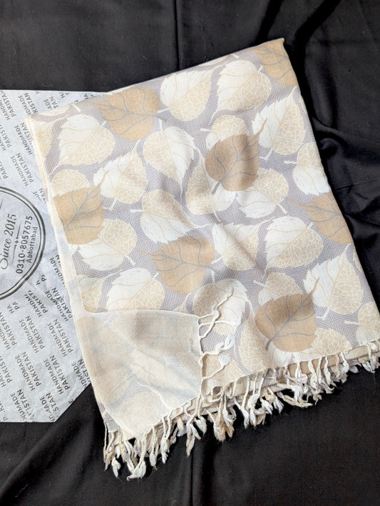 Printed Wool Pashmina Shawl | Soft and Fine Shawl Very Lightweight