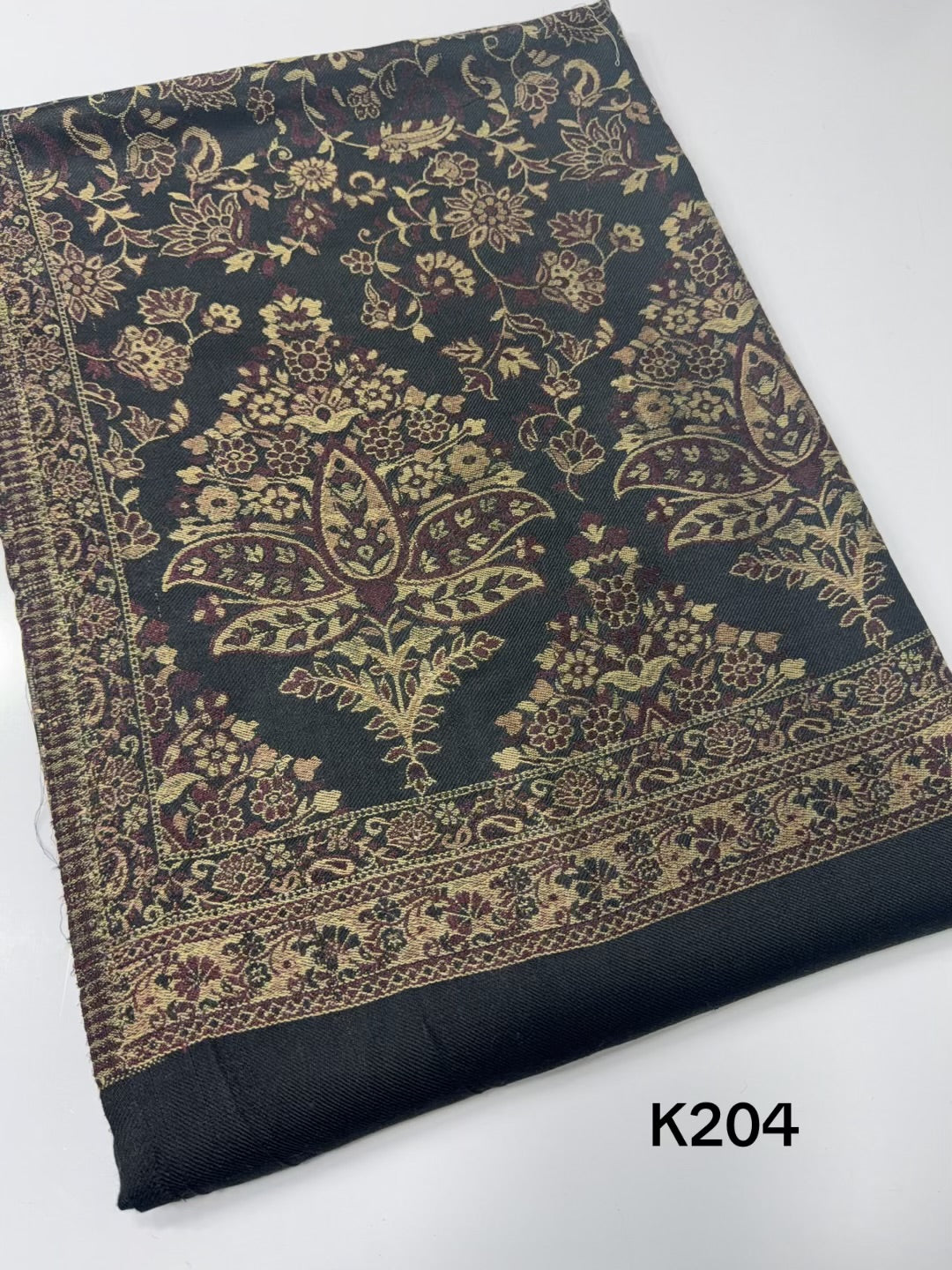 Pashmina Wool Kani Shawl in Full Size Multi Color | K204