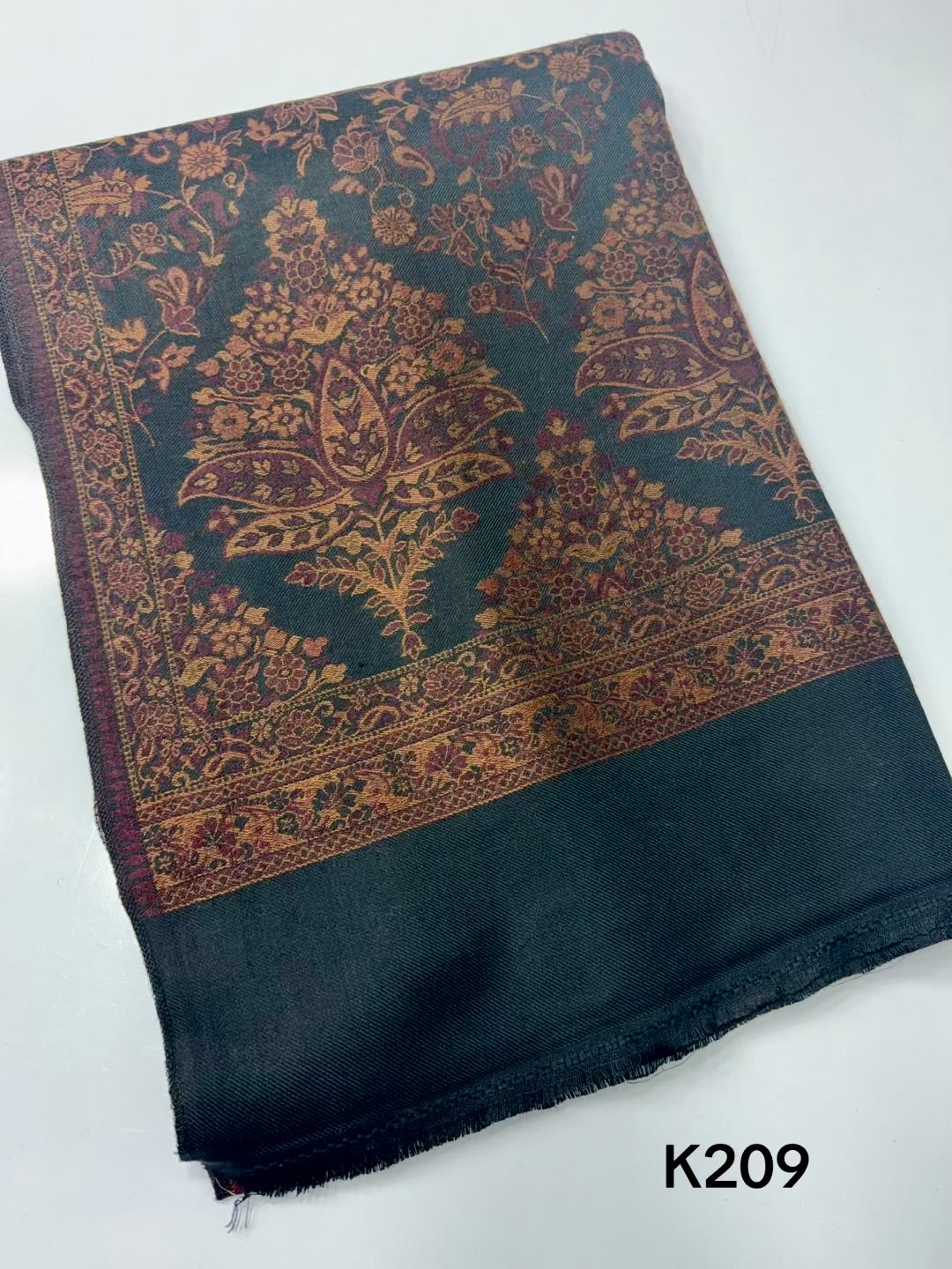 Pashmina Wool Kani Shawl in Full Size Multi Color | K209
