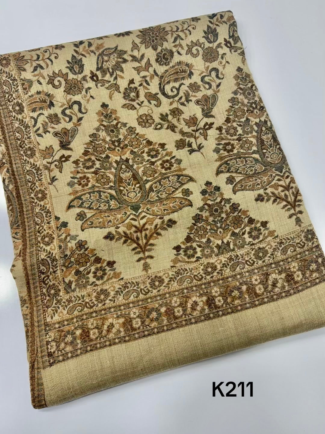 Pashmina Wool Kani Shawl in Full Size Multi Color | K211