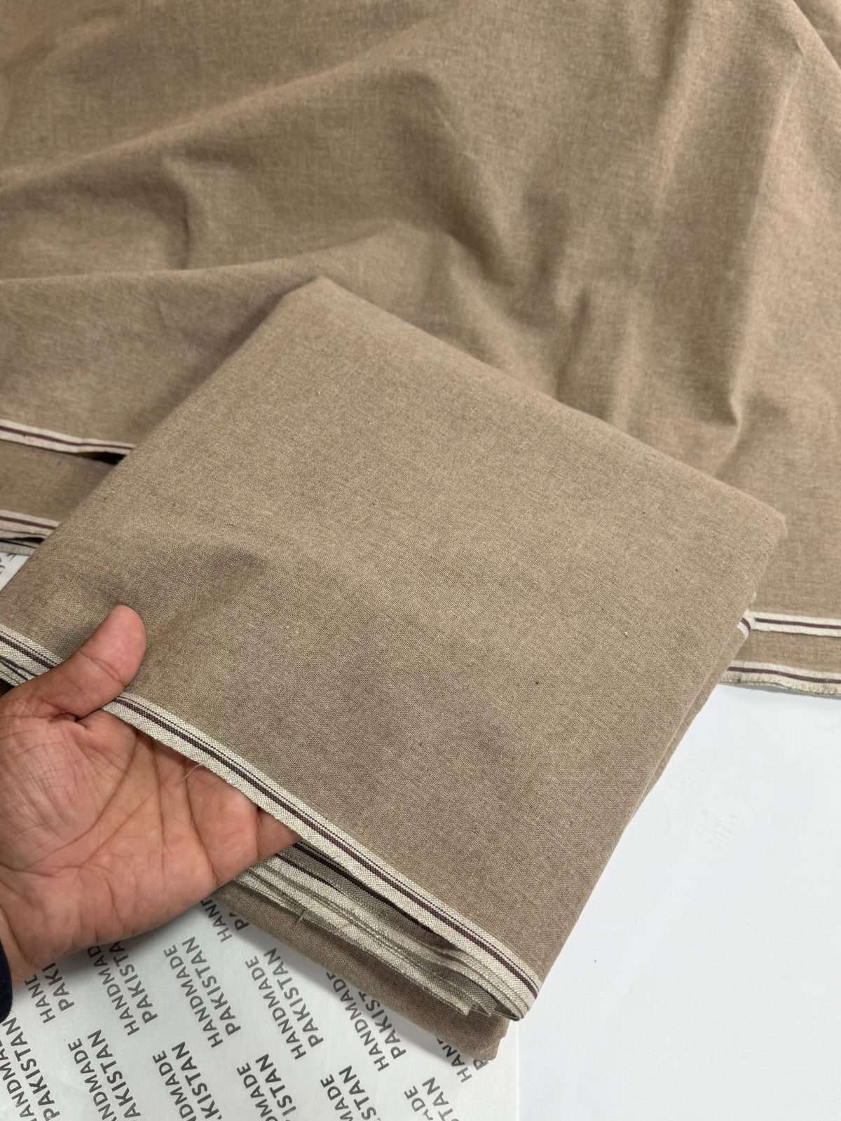 Gents Khaddar Suit | Plain Soft Mid Season Khaddar Suit | Light Skin