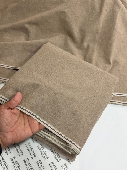 Gents Khaddar Suit | Plain Soft Mid Season Khaddar Suit | Light Skin