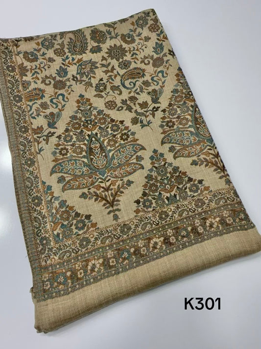 Pashmina Wool Kani Shawl in Full Size Multi Color | K301