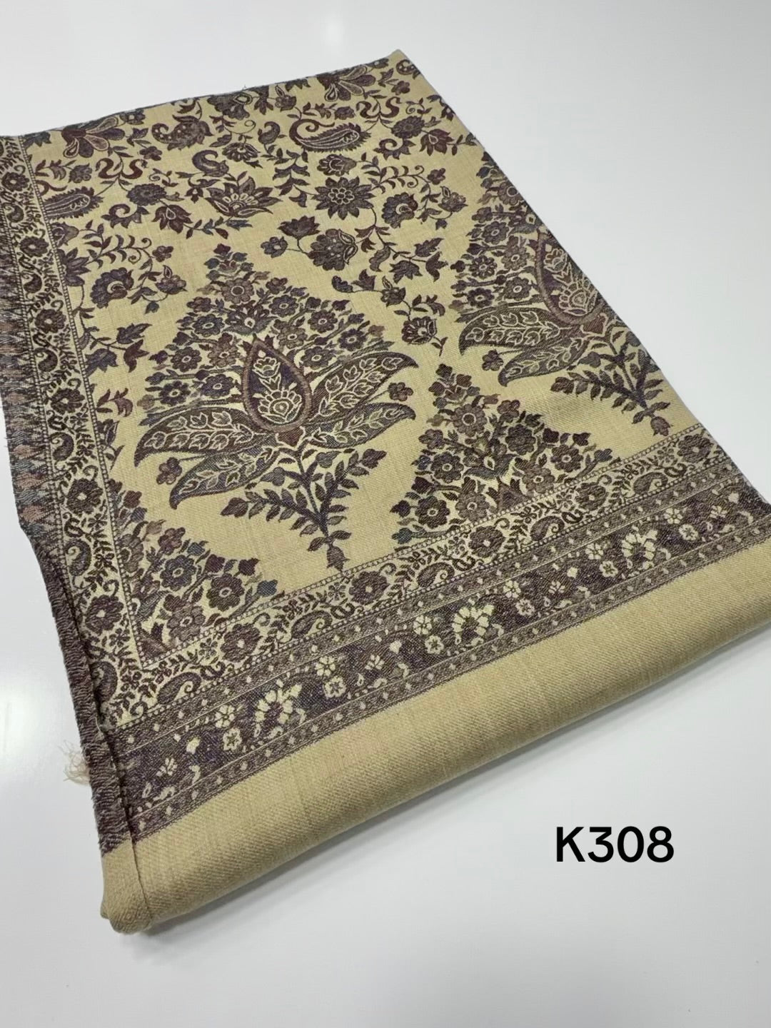 Pashmina Wool Kani Shawl in Full Size Multi Color | K308