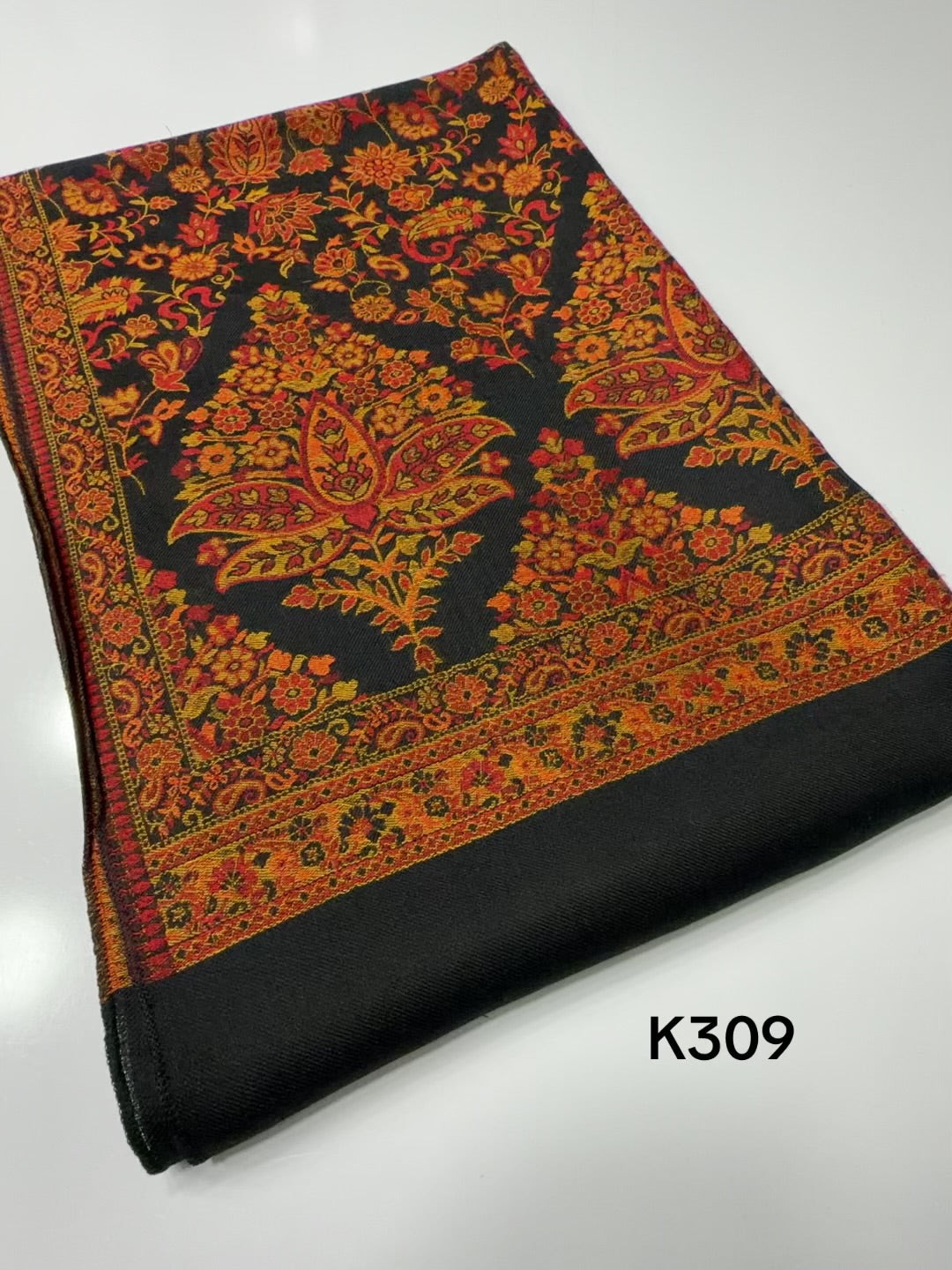 Pashmina Wool Kani Shawl in Full Size Multi Color | K309