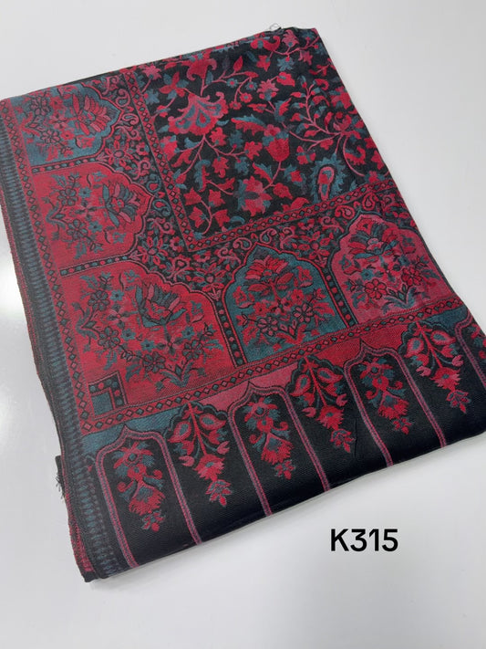 Pashmina Wool Kani Shawl in Full Size Multi Color | K315