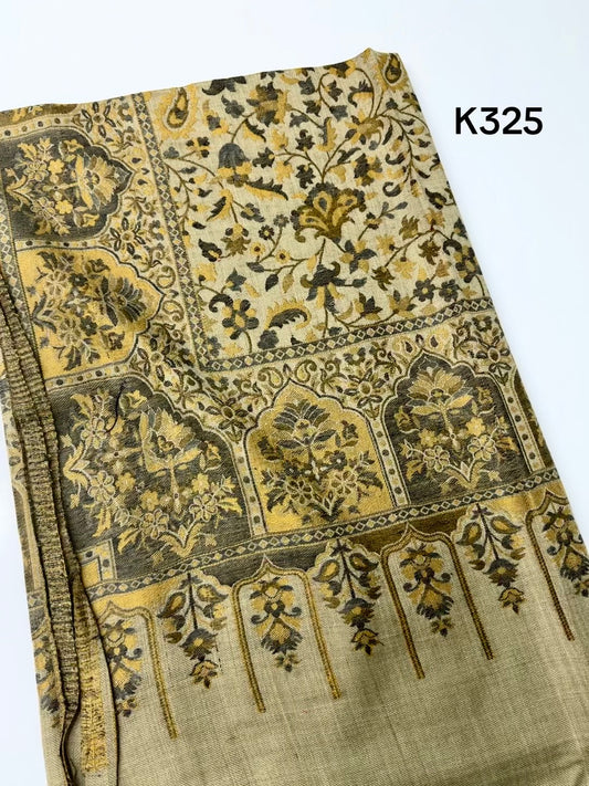 Pashmina Wool Kani Shawl in Full Size Multi Color | K325