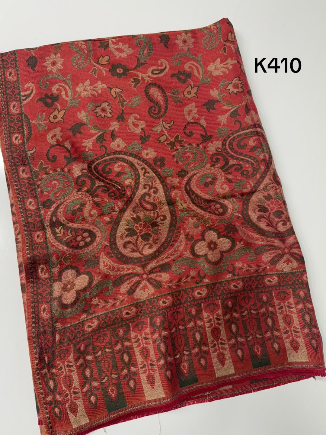 Pashmina Wool Kani Shawl in Full Size Multi Color | K410