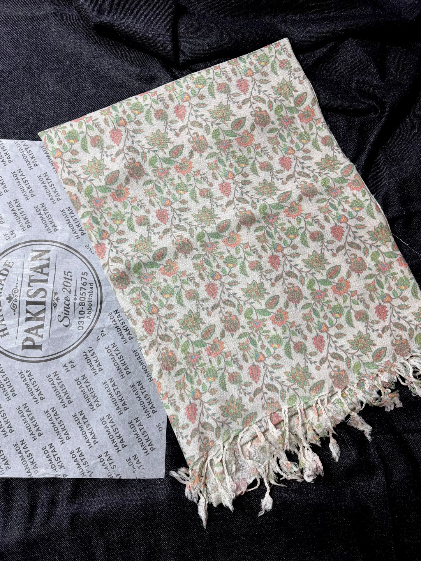 Printed Wool Pashmina Shawl | Soft and Fine Shawl Very Lightweight