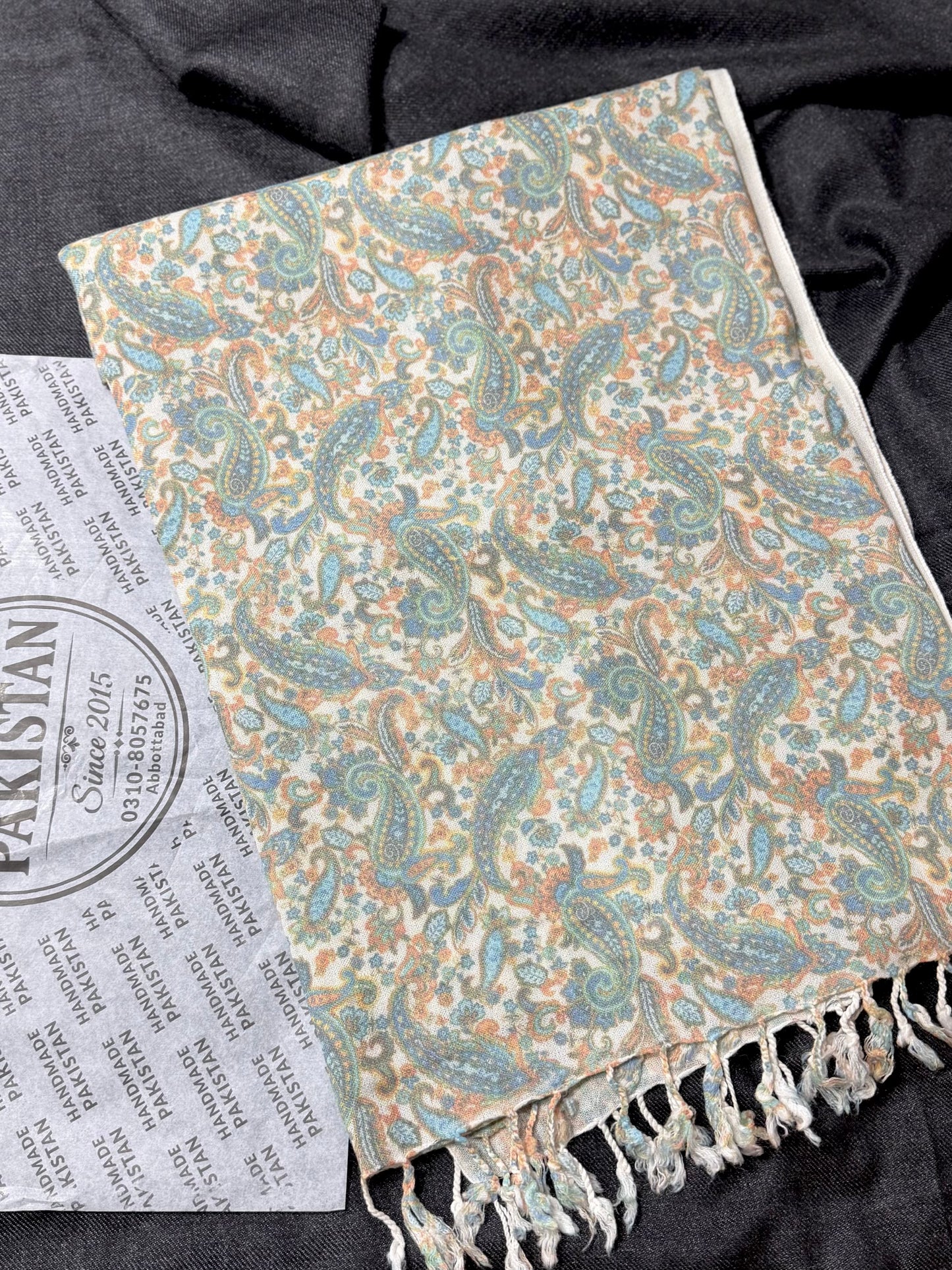 Printed Wool Pashmina Shawl | Soft and Fine Shawl Very Lightweight