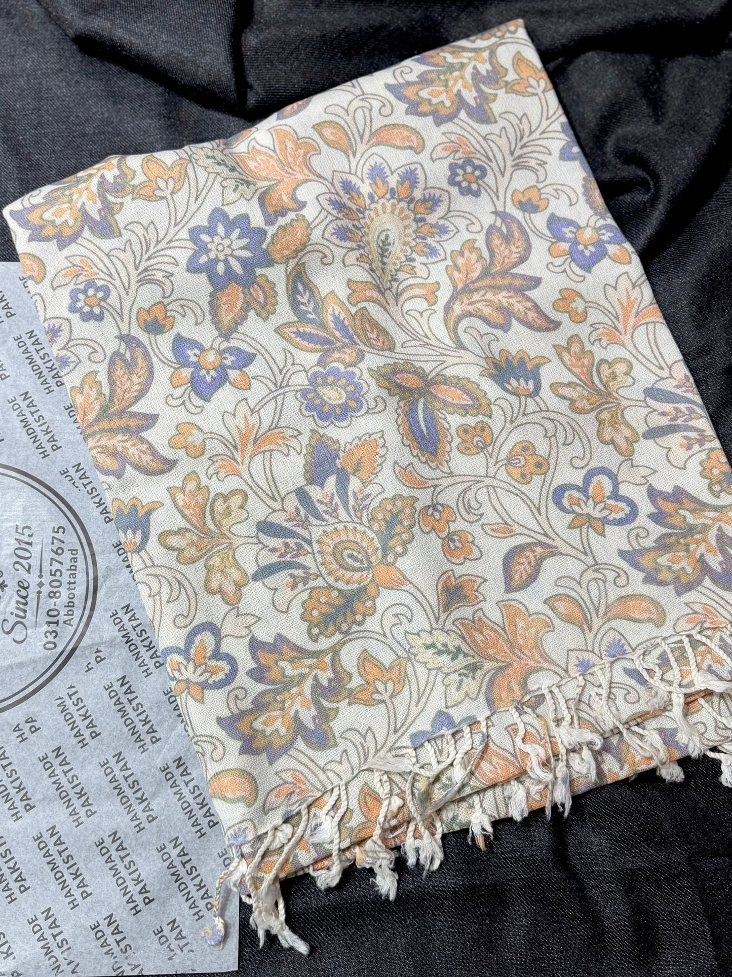 Printed Wool Pashmina Shawl | Soft and Fine Shawl Very Lightweight