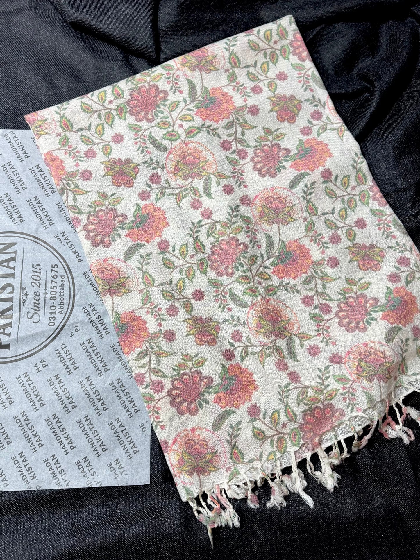 Printed Wool Pashmina Shawl | Soft and Fine Shawl Very Lightweight