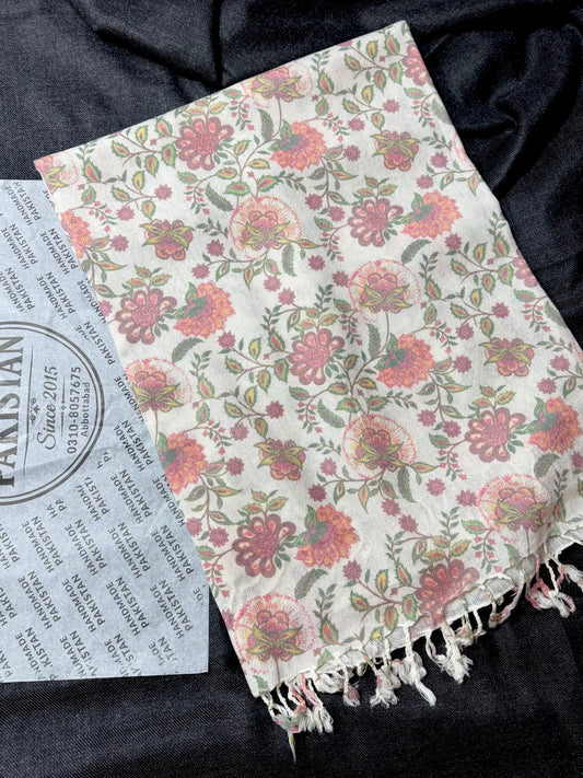 Printed Wool Pashmina Shawl | Soft and Fine Shawl Very Lightweight