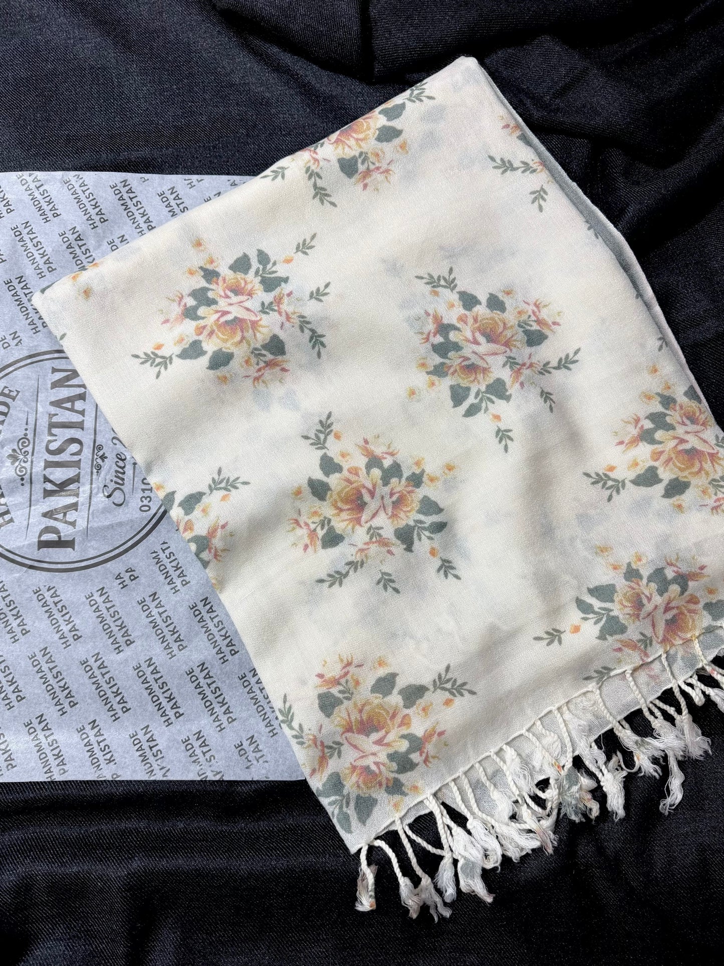 Printed Wool Pashmina Shawl | Soft and Fine Shawl Very Lightweight