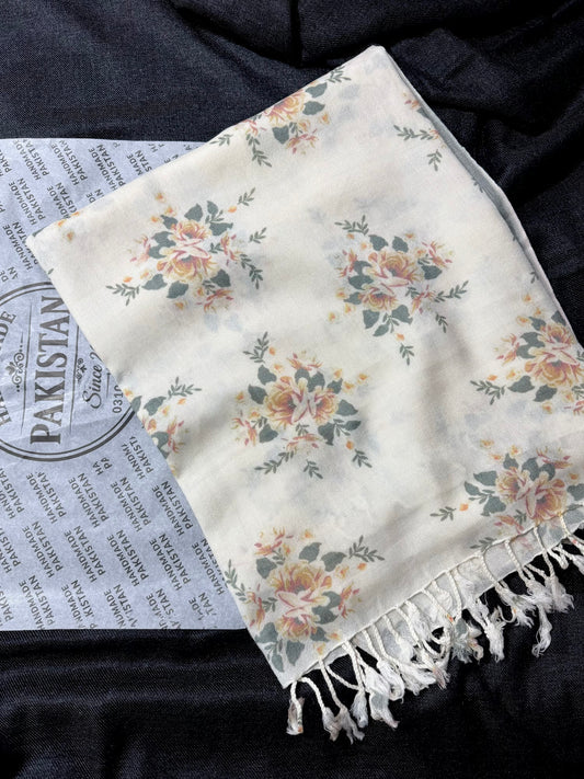 Printed Wool Pashmina Shawl | Soft and Fine Shawl Very Lightweight