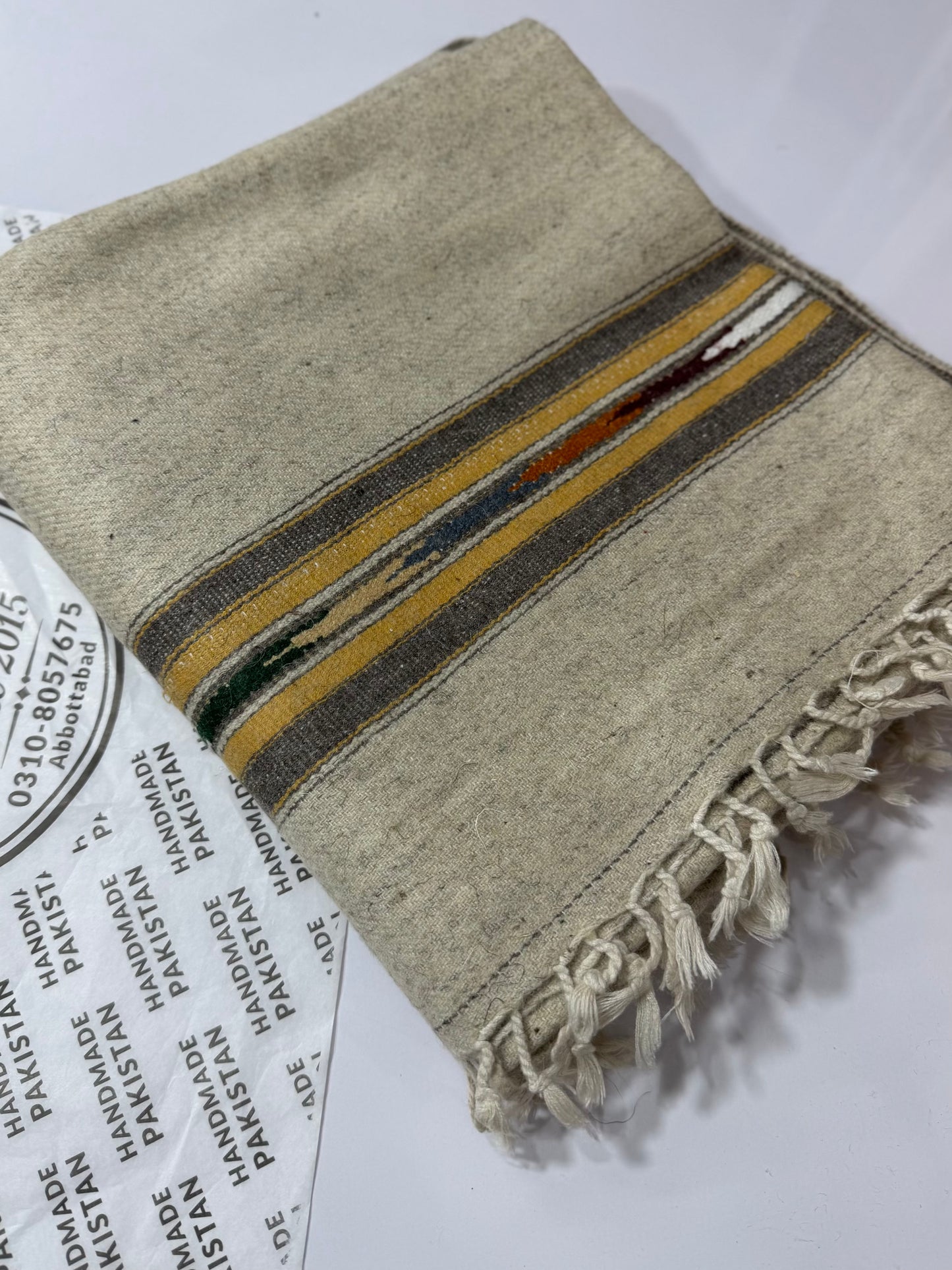 Gents Shawl Thick Wool | Pure, Fine and Soft Wool Islampur Swat Khaddi Made Shawl Perfect Gift | Light Skin
