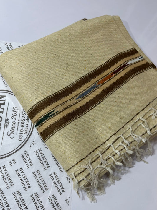 Gents Shawl Thick Wool | Pure, Fine and Soft Wool Islampur Swat Khaddi Made Shawl Perfect Gift | Skin