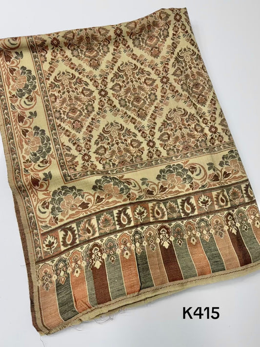 Pashmina Wool Kani Shawl in Full Size Multi Color | K415