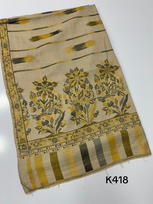 Pashmina Wool Kani Shawl in Full Size Multi Color | K418