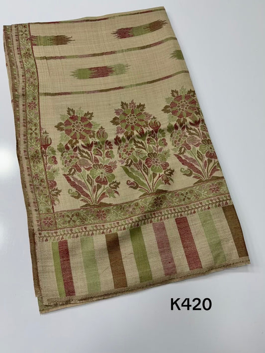 Pashmina Wool Kani Shawl in Full Size Multi Color | K420