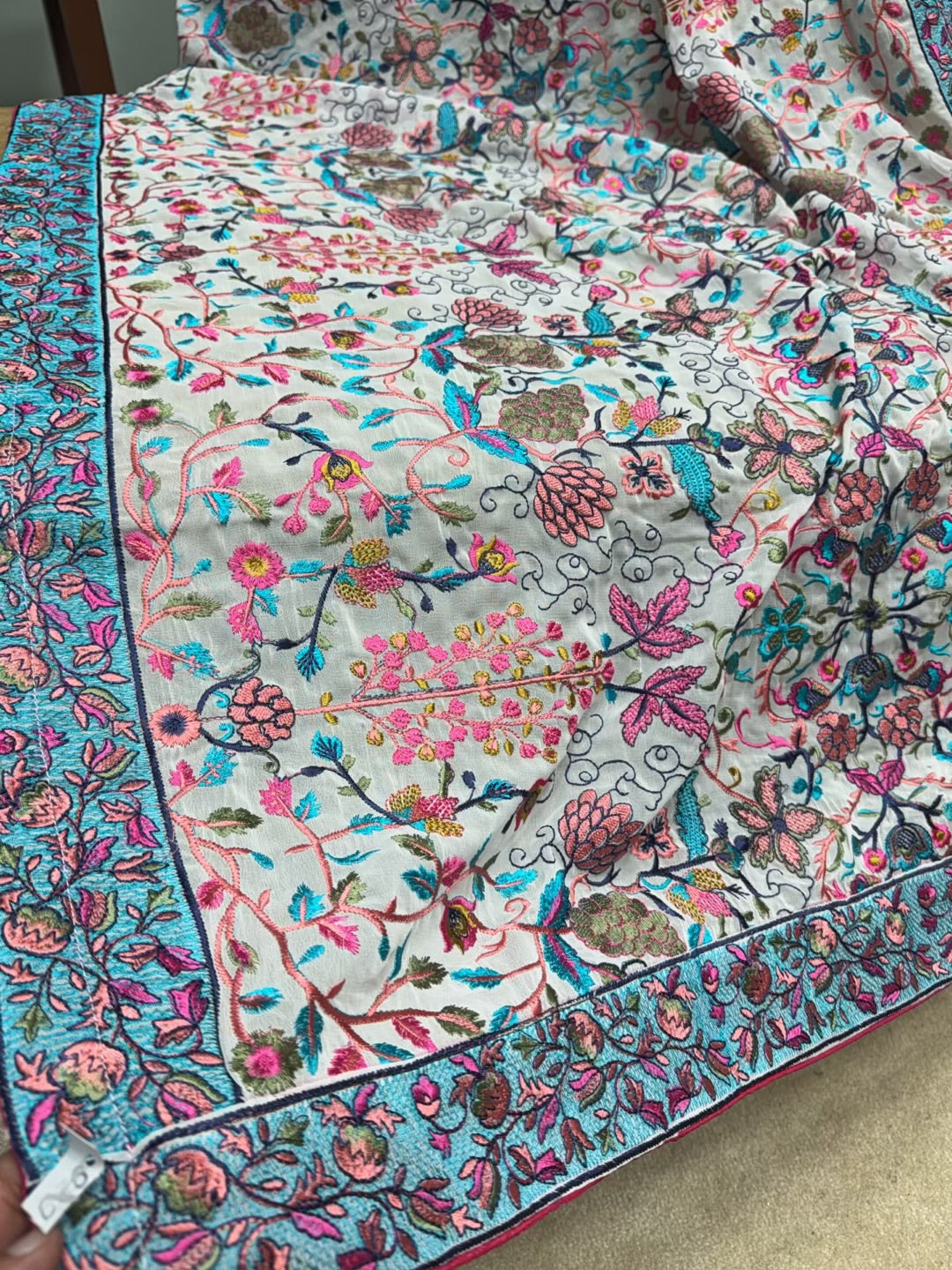 3 Piece Lawn Kani Suit With Same Lawn Dupatta | Pink