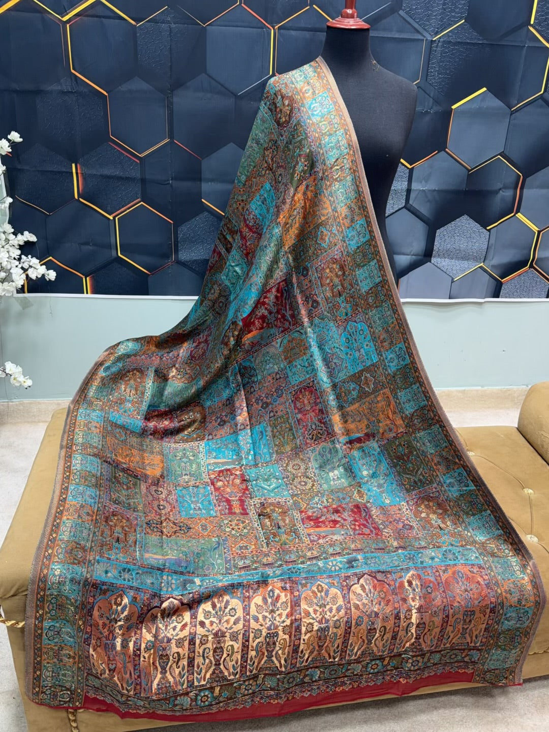 3 Piece Pure Lawn Suit Fancy Dupatta
