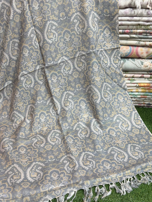 Printed Wool Pashmina Shawl | Soft and Fine Shawl Very Lightweight