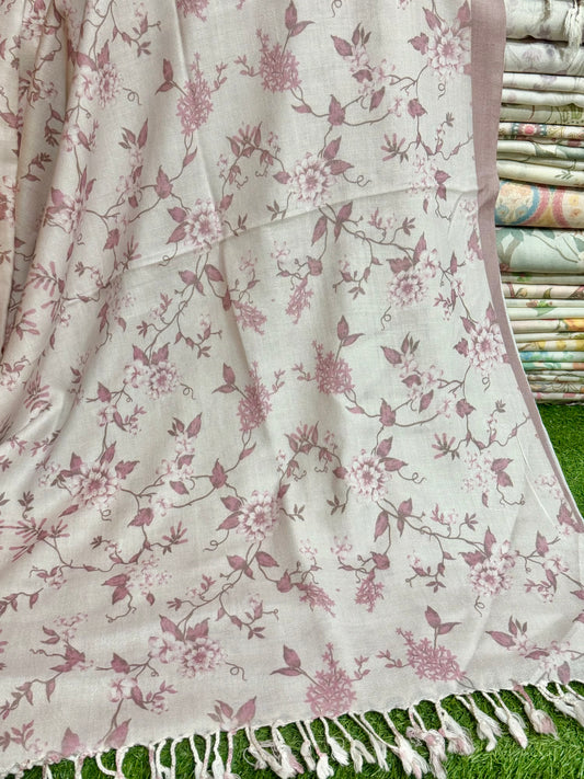 Printed Wool Pashmina Shawl | Soft and Fine Shawl Very Lightweight