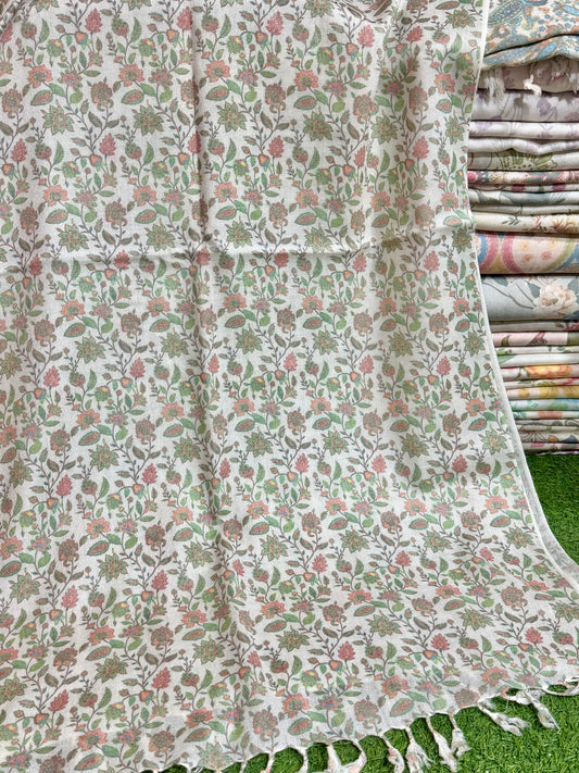 Printed Wool Pashmina Shawl | Soft and Fine Shawl Very Lightweight