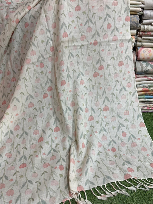 Printed Wool Pashmina Shawl | Soft and Fine Shawl Very Lightweight