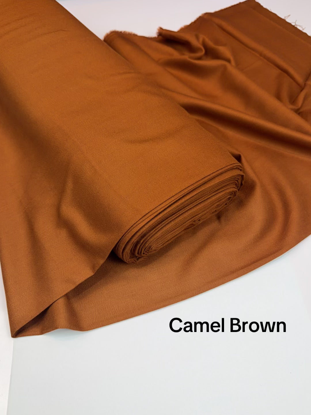 Plain Marina Suit | Camel Brown